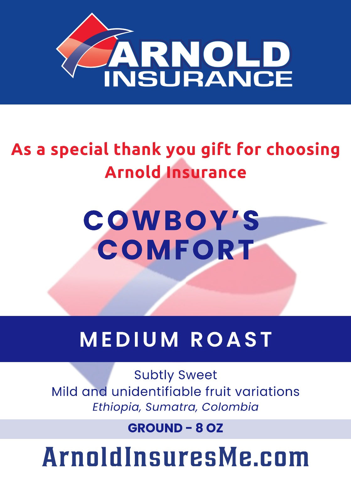 Arnold Insurance Cowboy's Comfort (Wholesale)