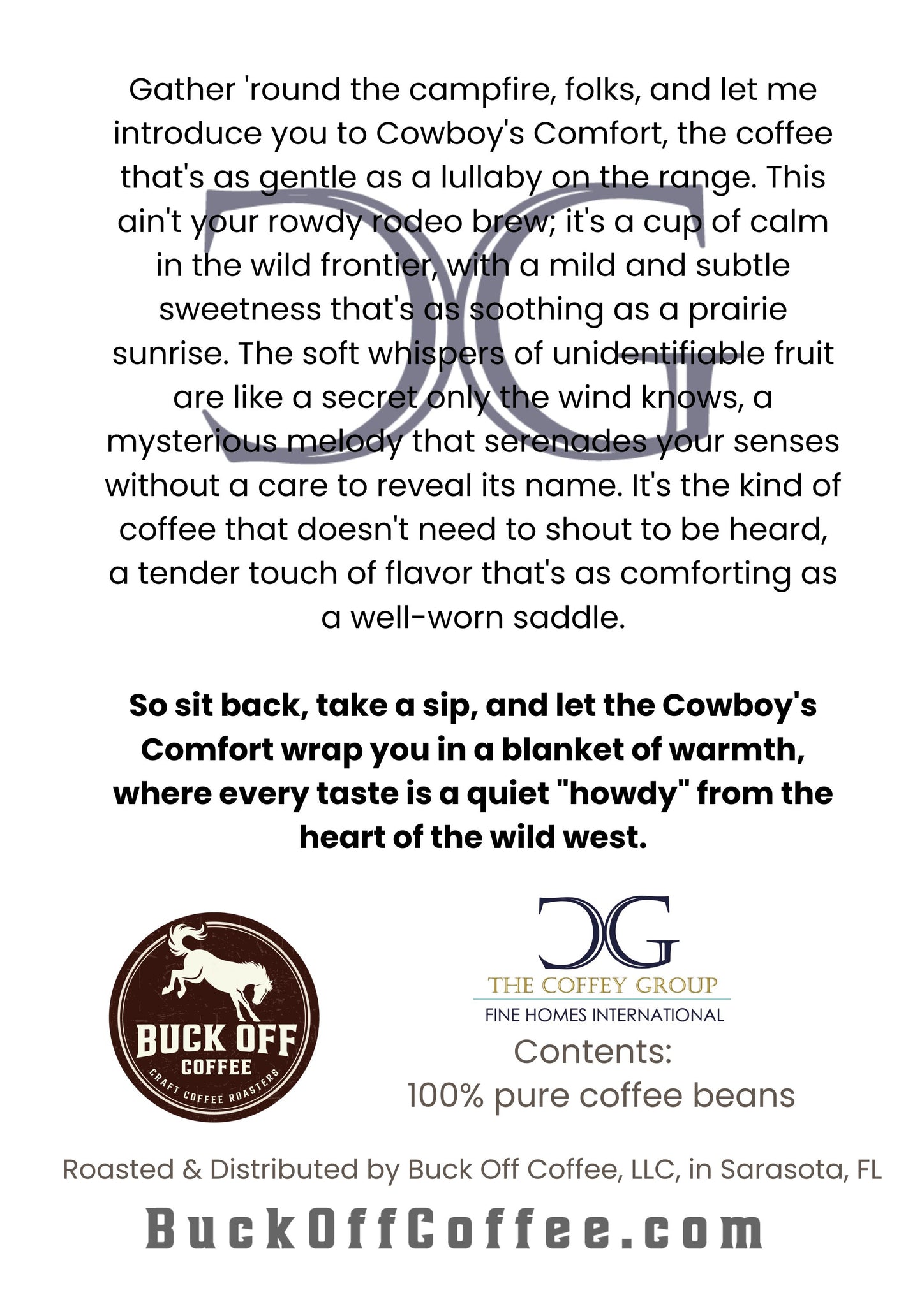 Coffey Group - Cowboy’s Comfort - Medium Roast