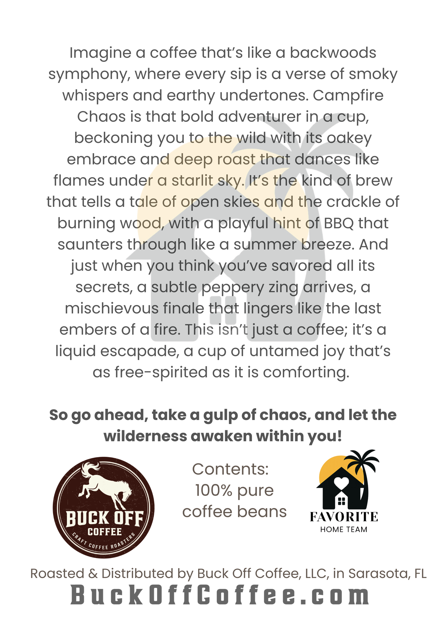 Favorite Home Team - Campfire Chaos - Dark Roast