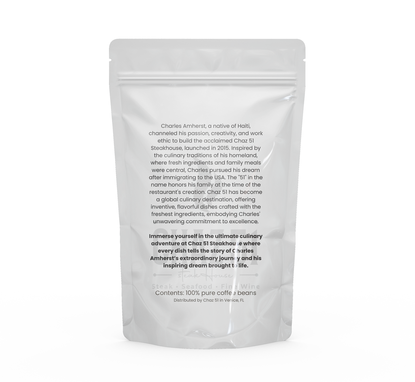 Chaz 51 Blend - Dark Roast (Decaf)