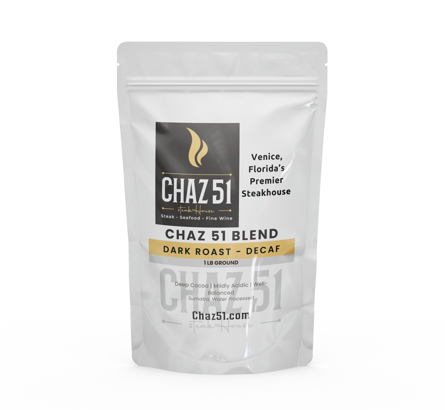 Chaz 51 Blend - Dark Roast (Decaf)