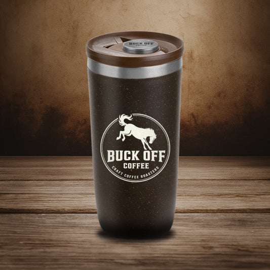 LIMITED EDITION: Buckoff Coffee® Neo Coffee Grounds Tumbler (Pre-Order)
