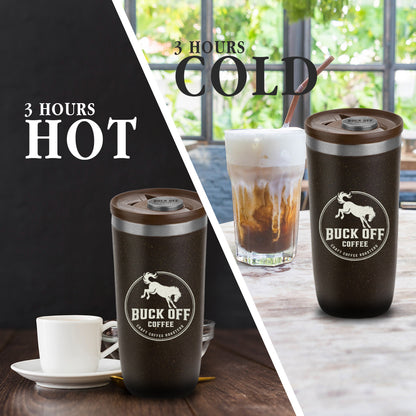 LIMITED EDITION: Buckoff Coffee® Neo Coffee Grounds Tumbler (Pre-Order)