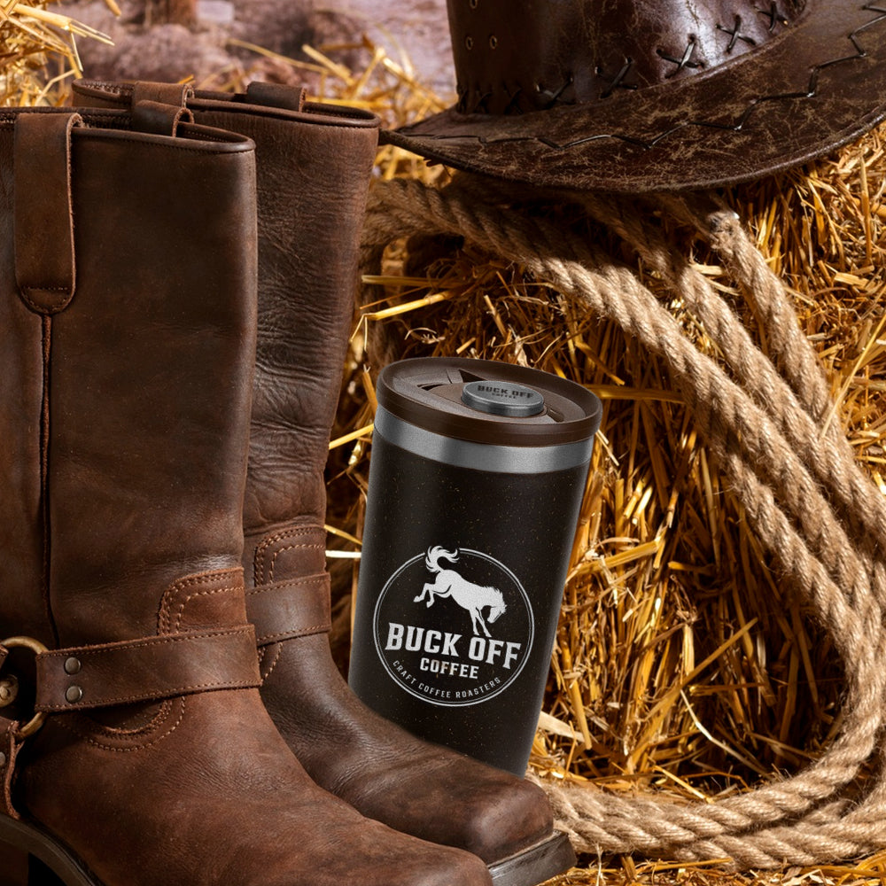 LIMITED EDITION: Buckoff Coffee® Neo Coffee Grounds Tumbler (Pre-Order)