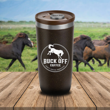LIMITED EDITION: Buckoff Coffee® Neo Coffee Grounds Tumbler (Pre-Order)