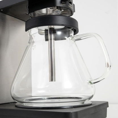 SimplyGoodCoffee THE BREWER - Plastic-Free. Coffee Maker/Coffee Machine. 8 Cup Automatic Drip Pour Over Coffee Brewer. Brewer Free of Plastic, Gold Cup Standard. Black/Stainless Steel